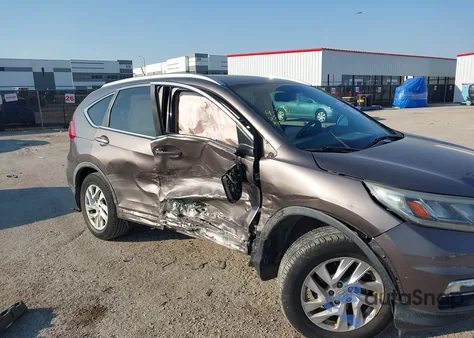 2015 Honda Cr-V Ex-L из США, поврежденный, VIN 2HKRM3H75FH554984